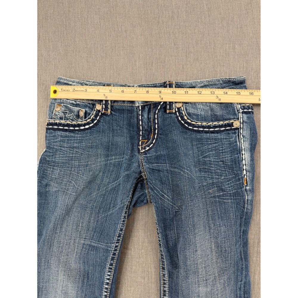 Miss Me Irene Bootcut Jeans Brookdale Wash Flap Pocket Size 28 - Picture 4 of 7